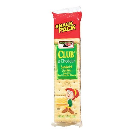 KEEBLER Club and Cheddar Crackers 1.8 oz Pouch 21161